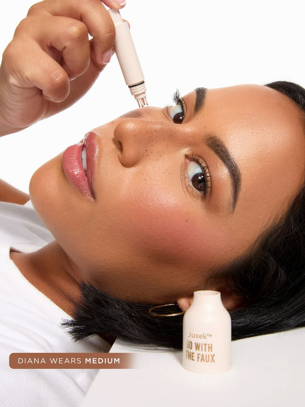 Juxek go with the faux freckle stamp - natural-looking, 5 prong freckle pen