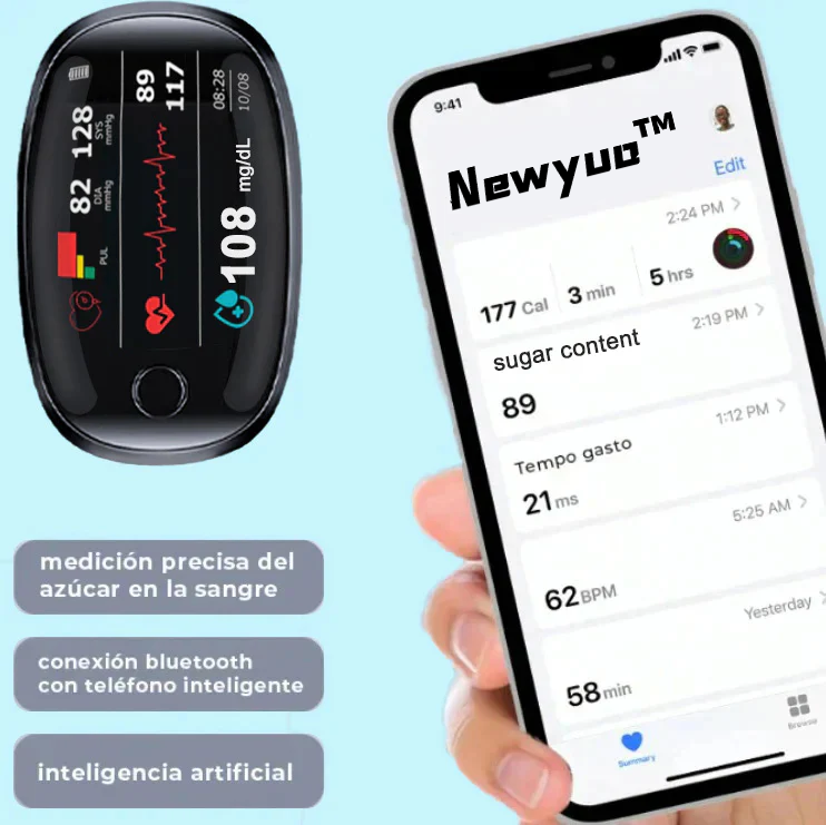 【OFFICIAL STORE】Newyuo™ Non-Invasive Blood Glucose Meter[99.9% Accuracy]