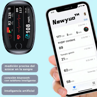 【OFFICIAL STORE】Newyuo™ Non-Invasive Blood Glucose Meter[99.9% Accuracy]